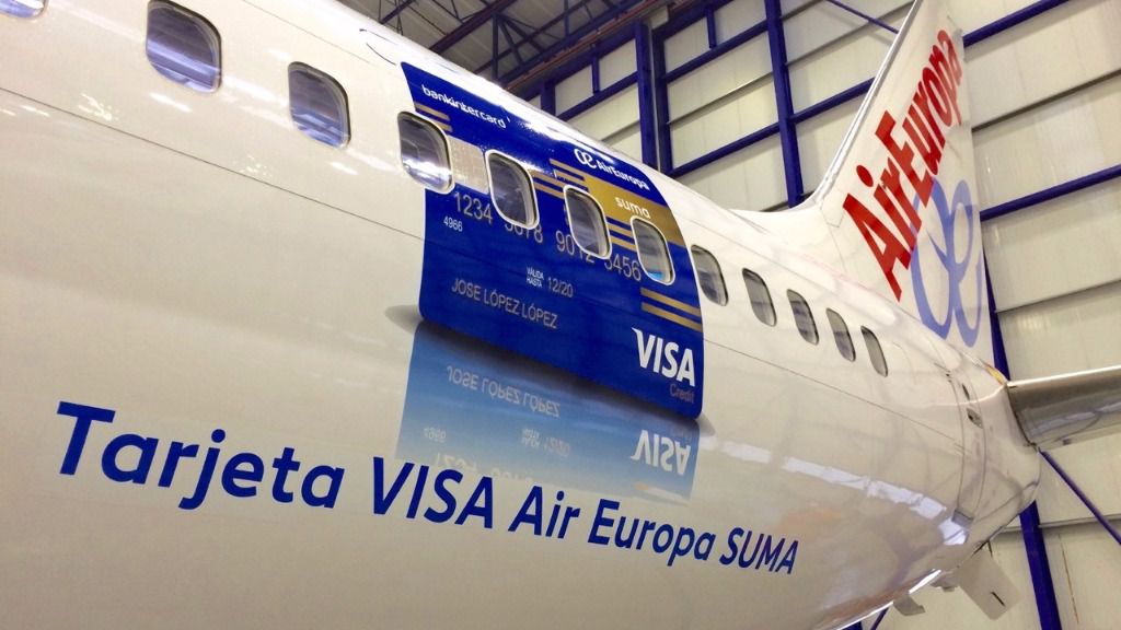 Tarjeta Visa Air Europa SUMA Bankintercard